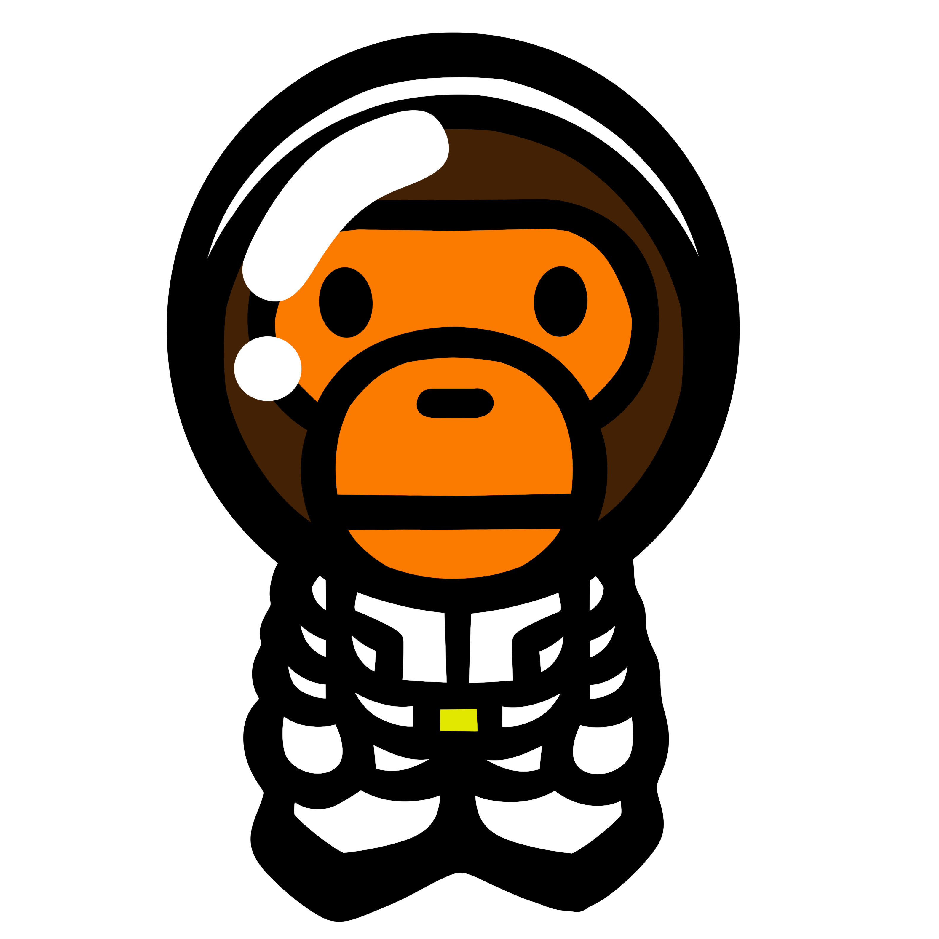 Astronaut Monkey Wallart – Art Shordy
