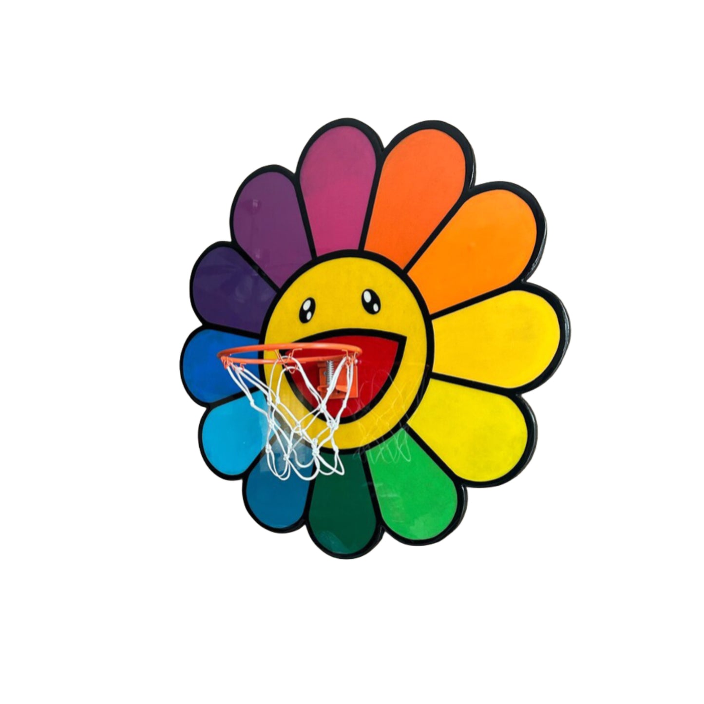 Murakami flower basketball goal