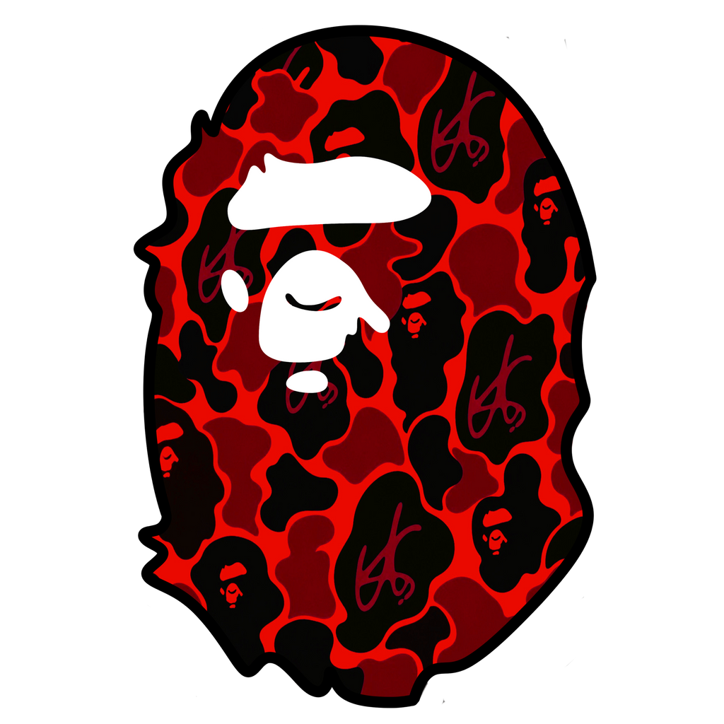 Camo Ape Head Wallart