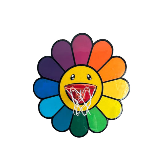 Murakami flower basketball goal