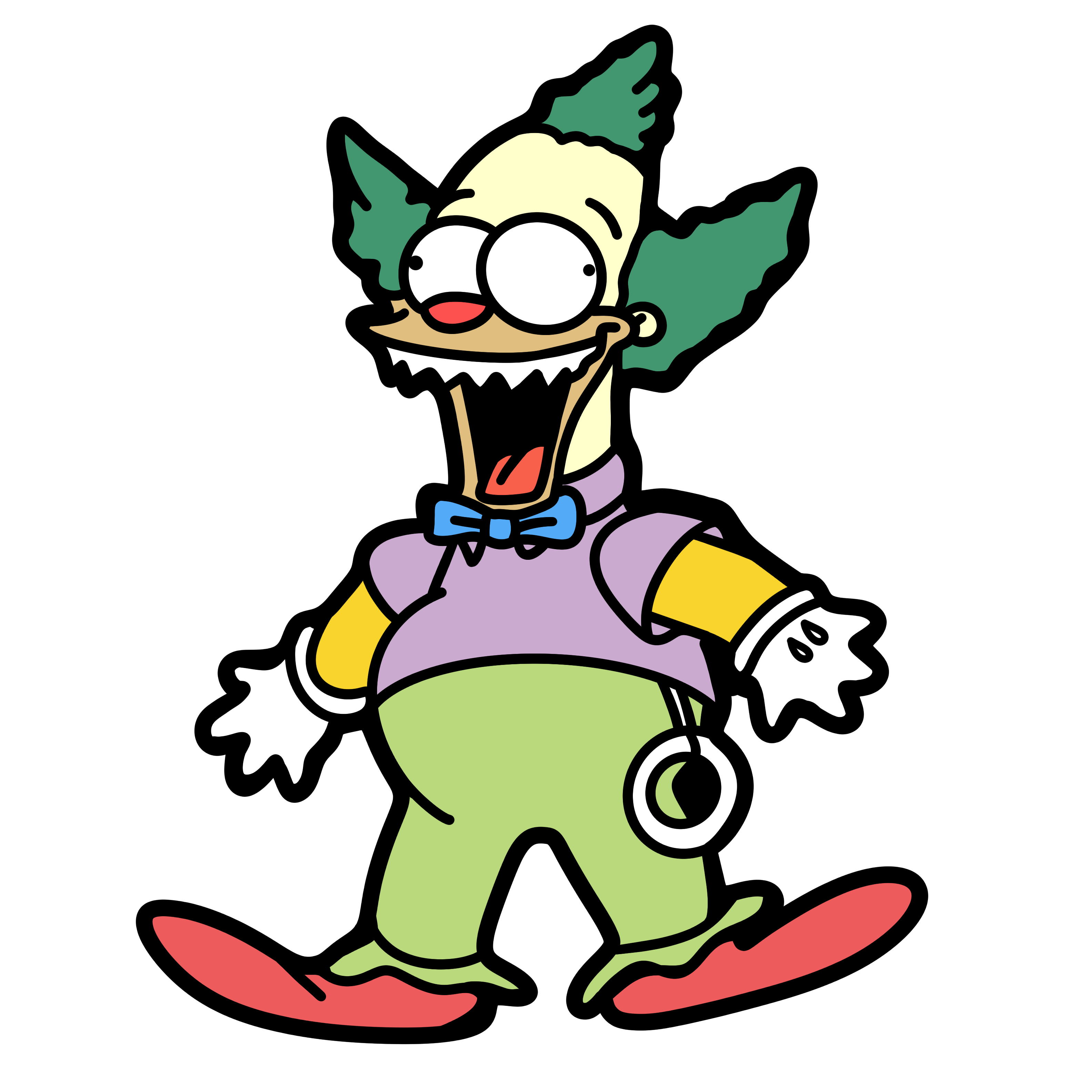 Krusty The Clown Wallart