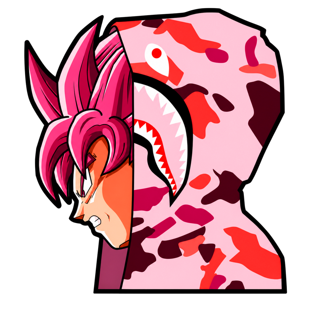 Goku Camo Hoodie Wallart