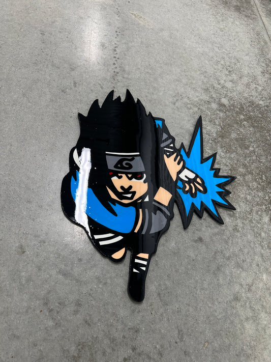 Sasuke Chidori Wall Art