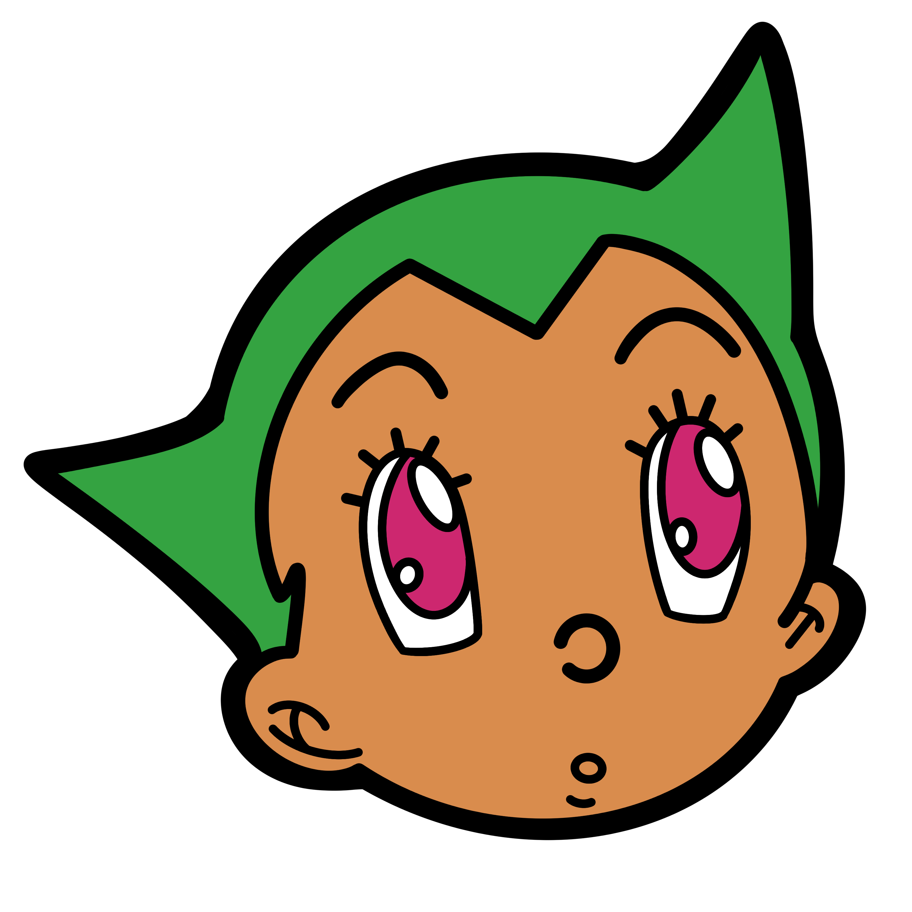 Astroboy Head Wallart