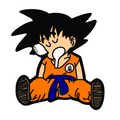 Sleeping Goku Wallart