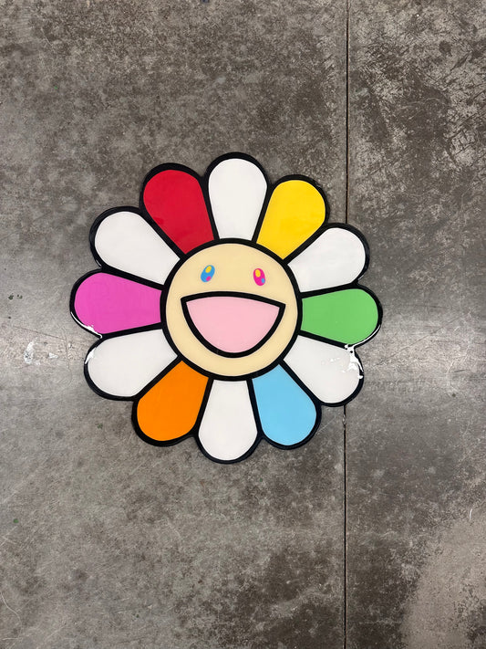 Murakami Flower Wall Art