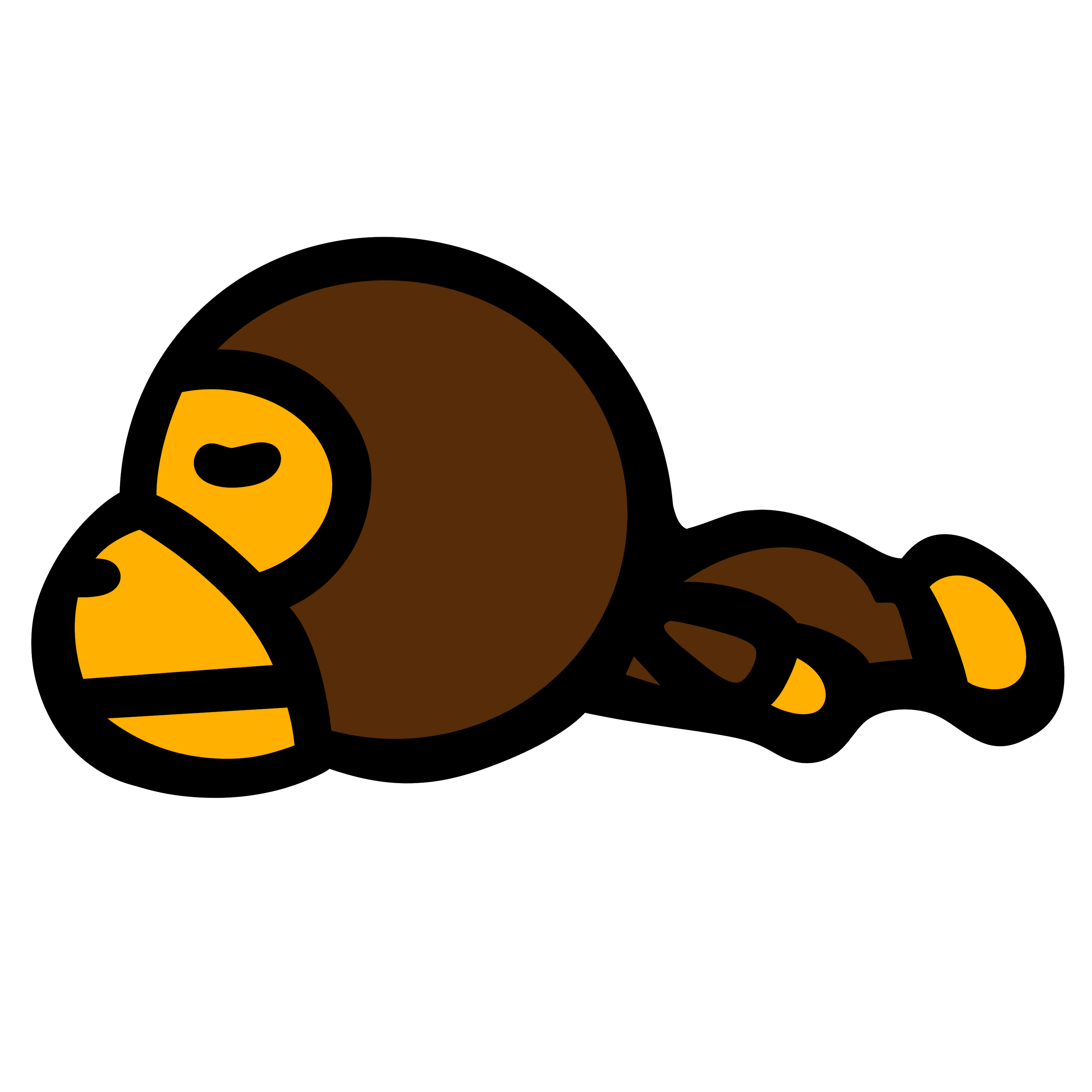 Baby Milo Sleeping Wallart