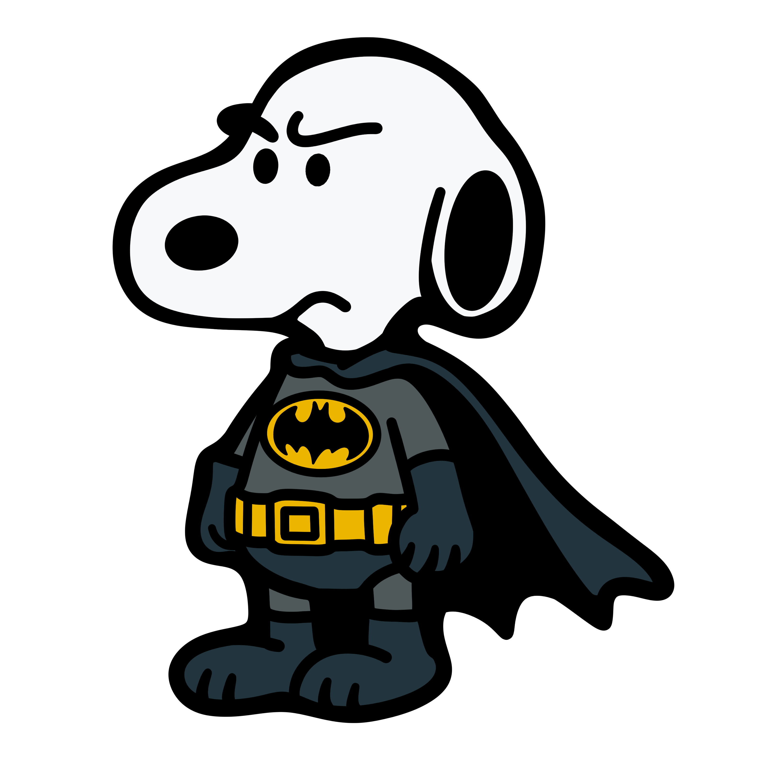 Batman Snoopy Wallart