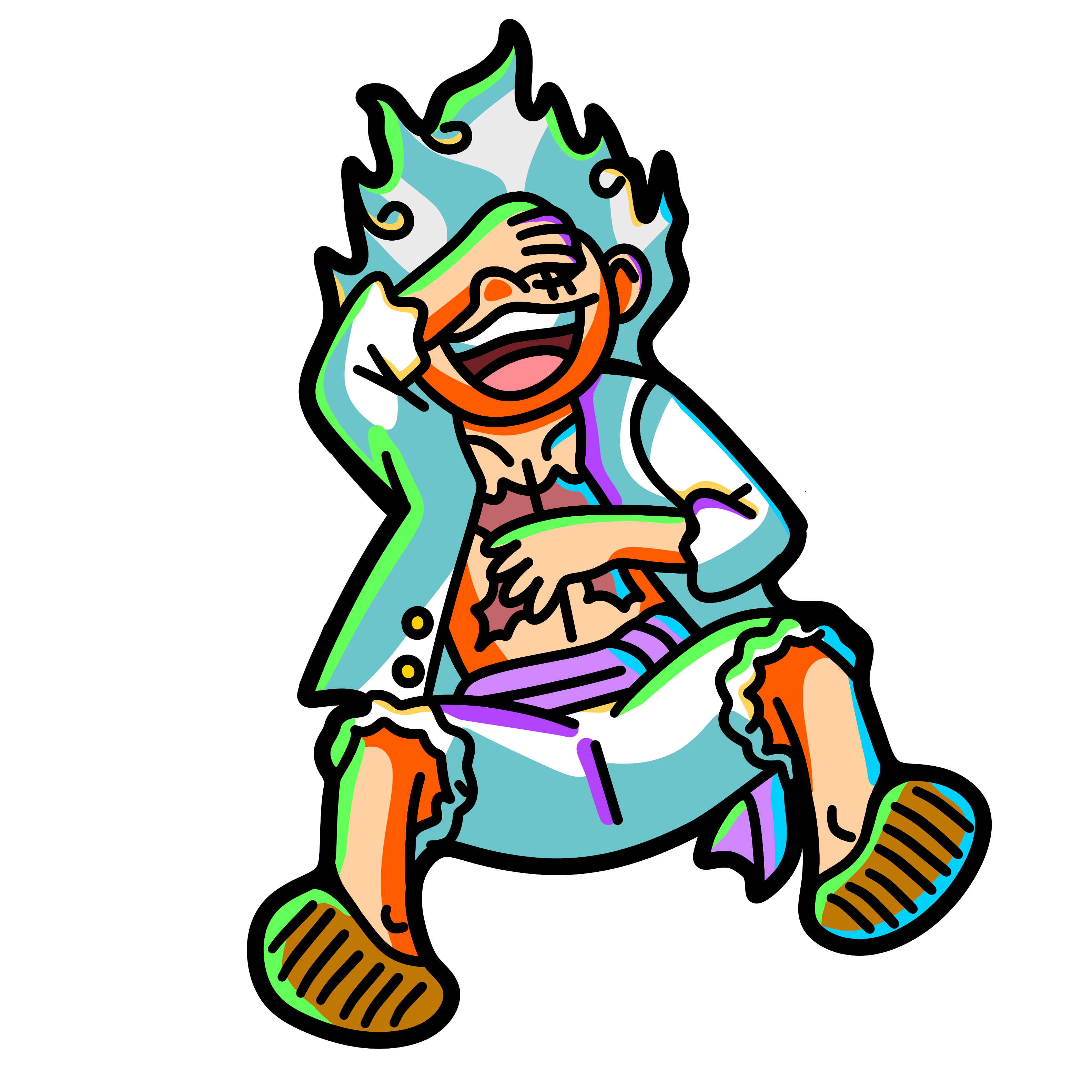 Gear 5 Luffy Wallart