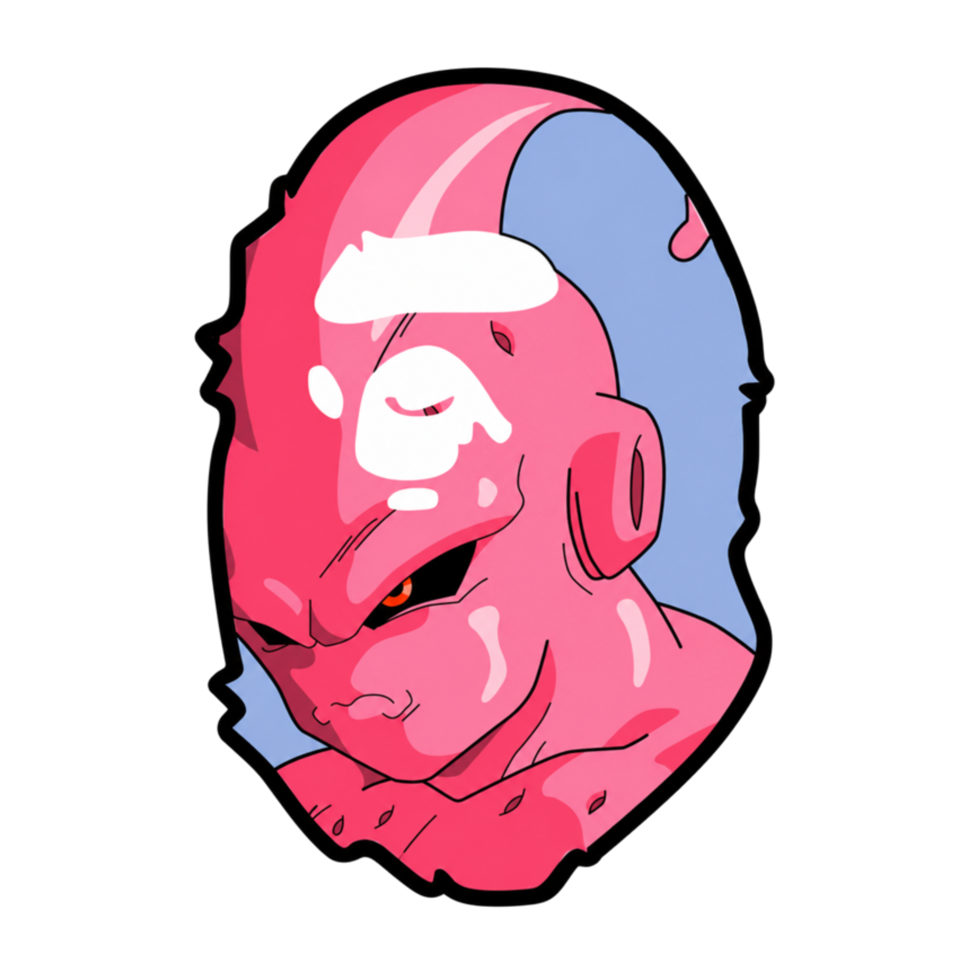 Kid Buu Ape Head Wallart