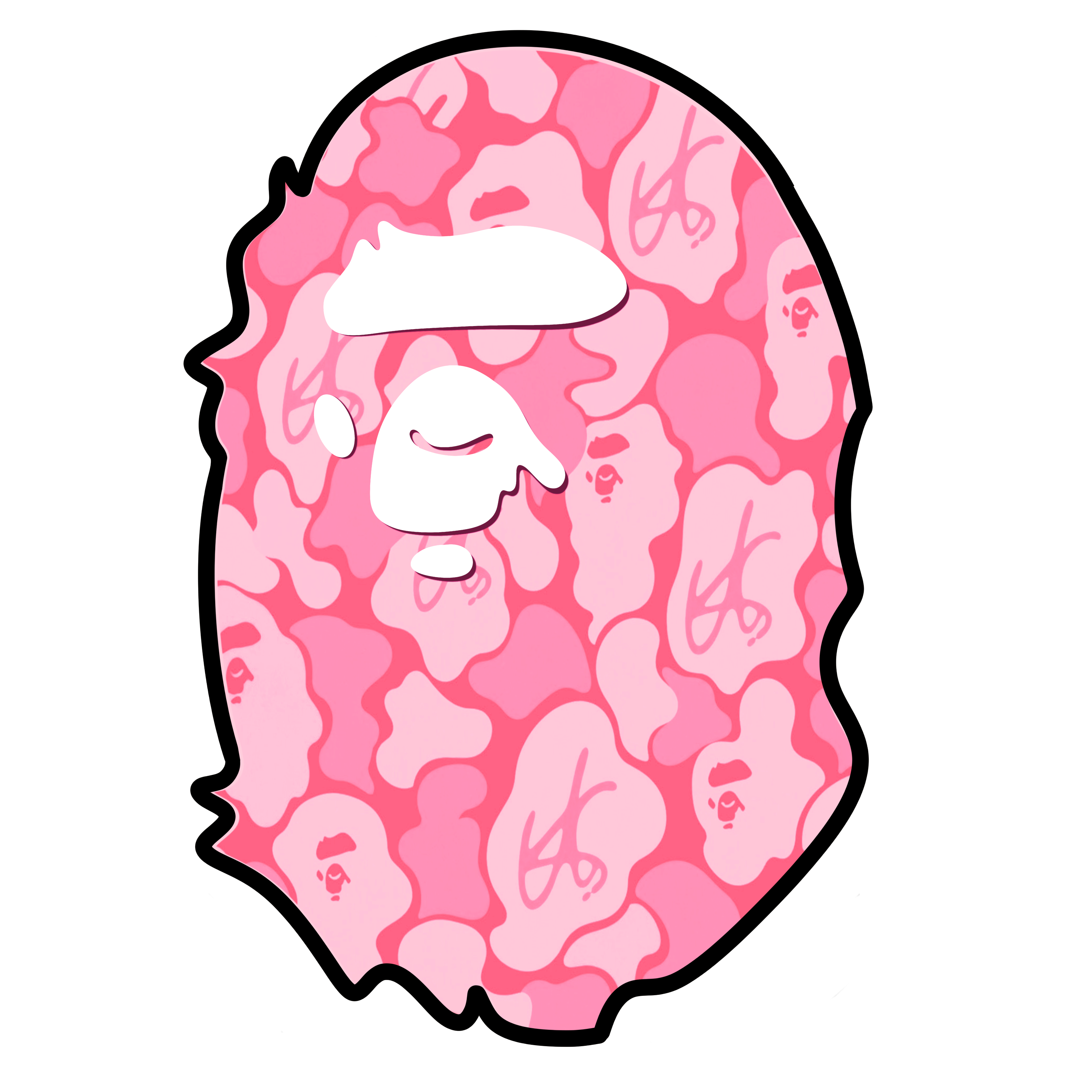 Camo Ape Head Wallart