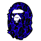 Camo Ape Head Wallart