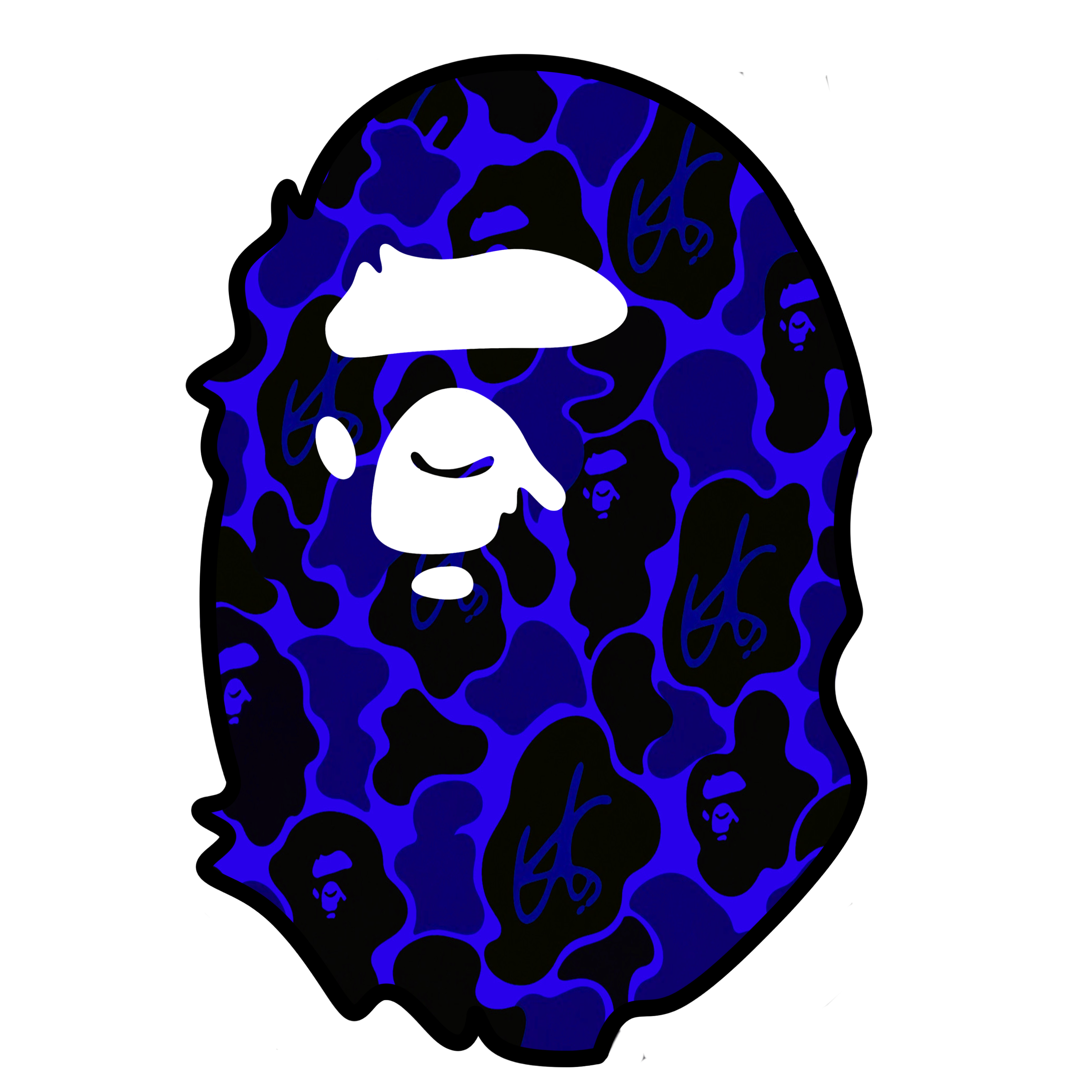 Camo Ape Head Wallart