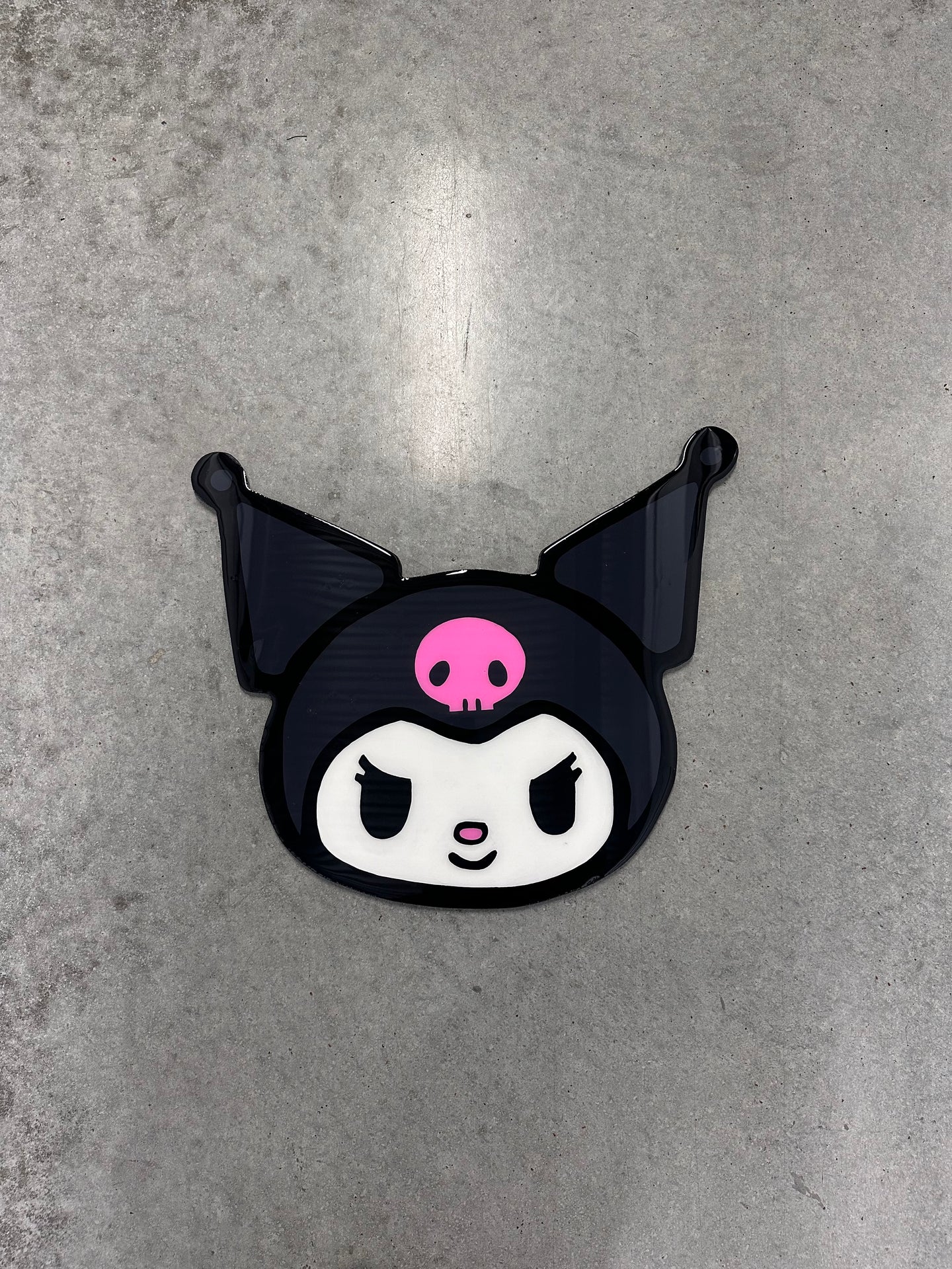 Kuromi Head Wall Art