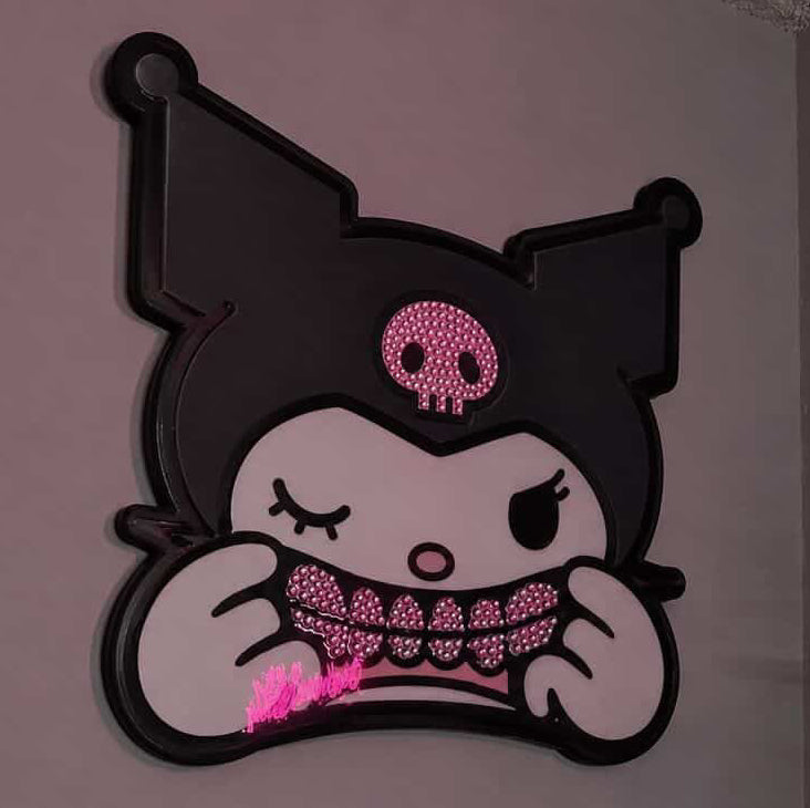 Kuromi Grillz Wallart