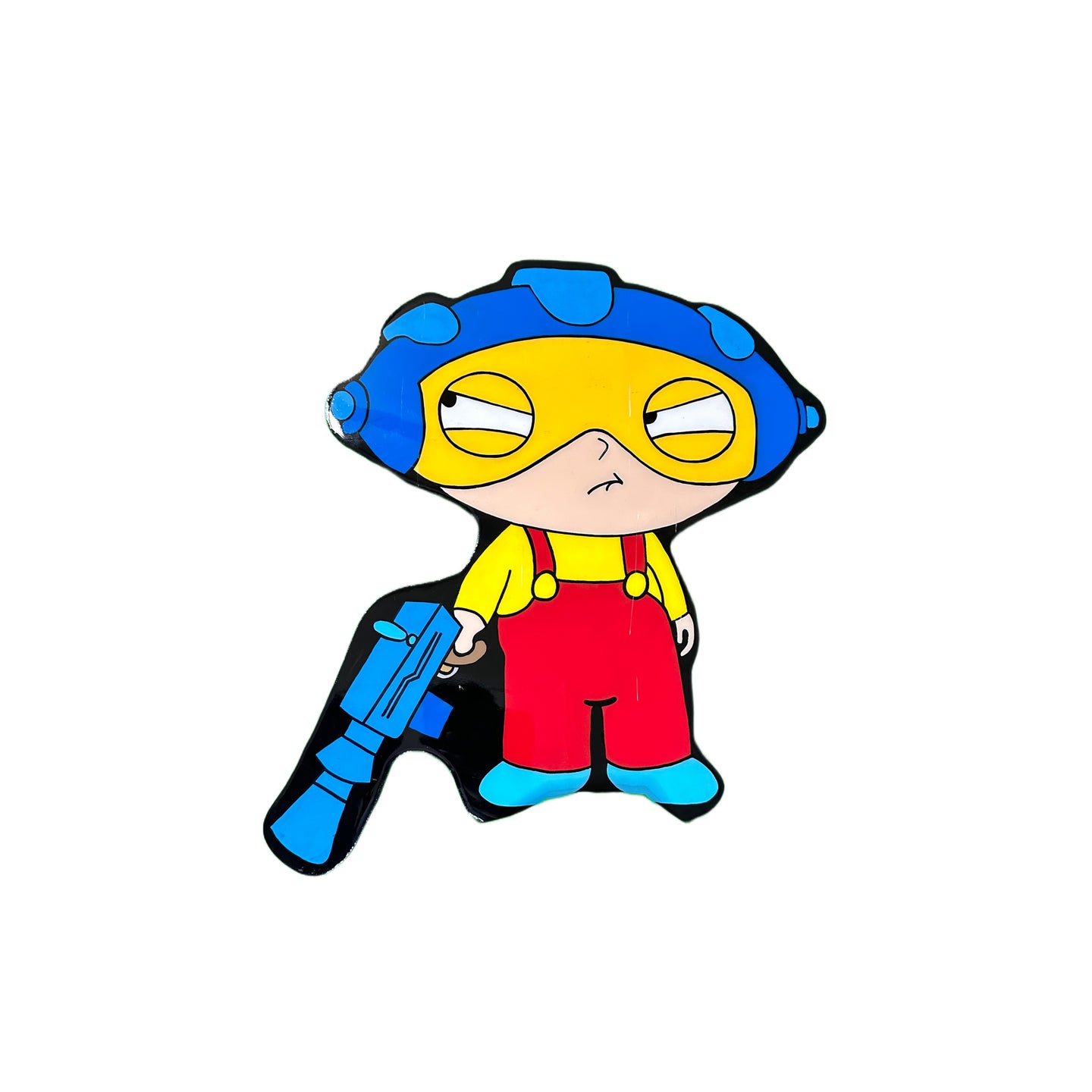 Stewie With Gun Wall Art