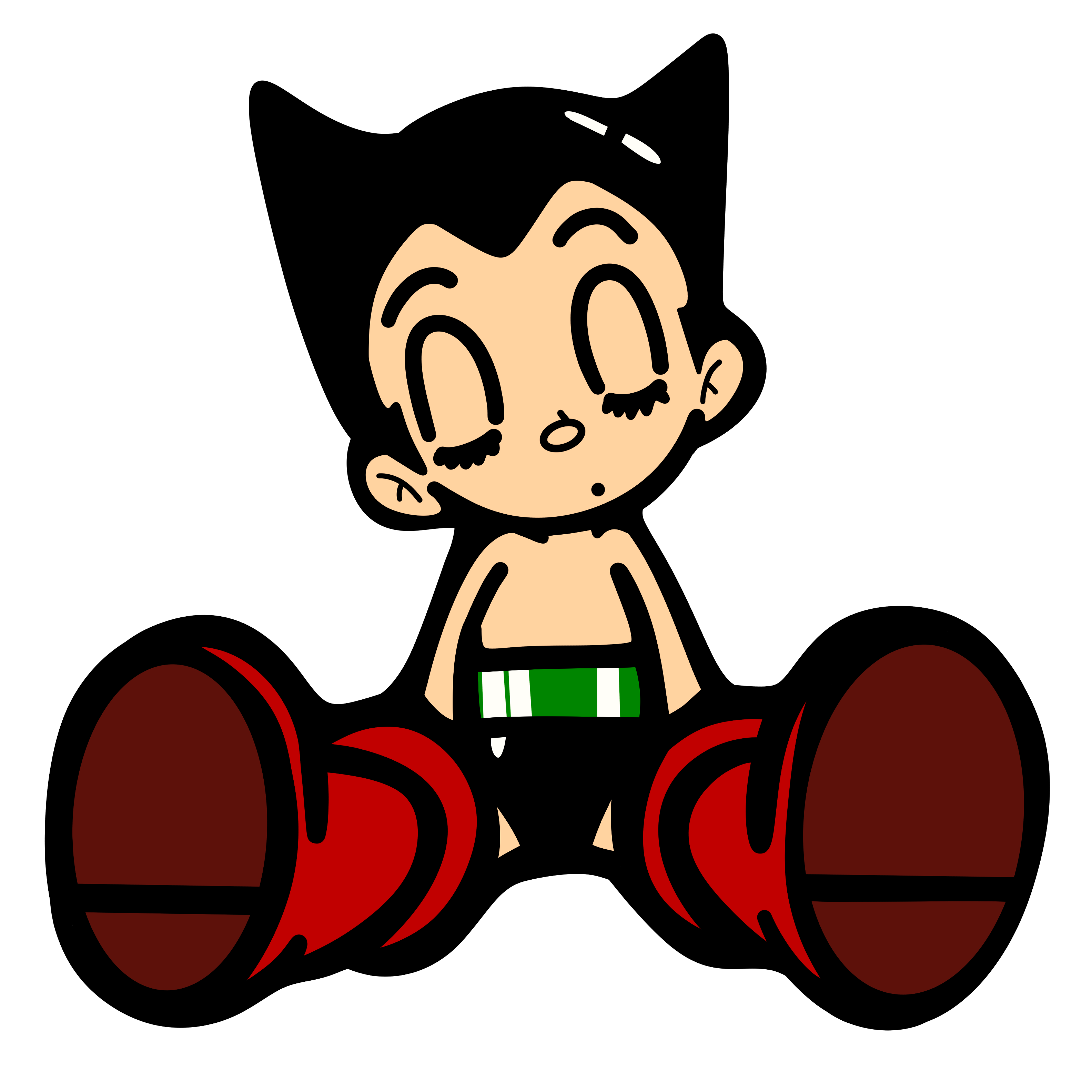 Sleeping Astro Boy Wallart