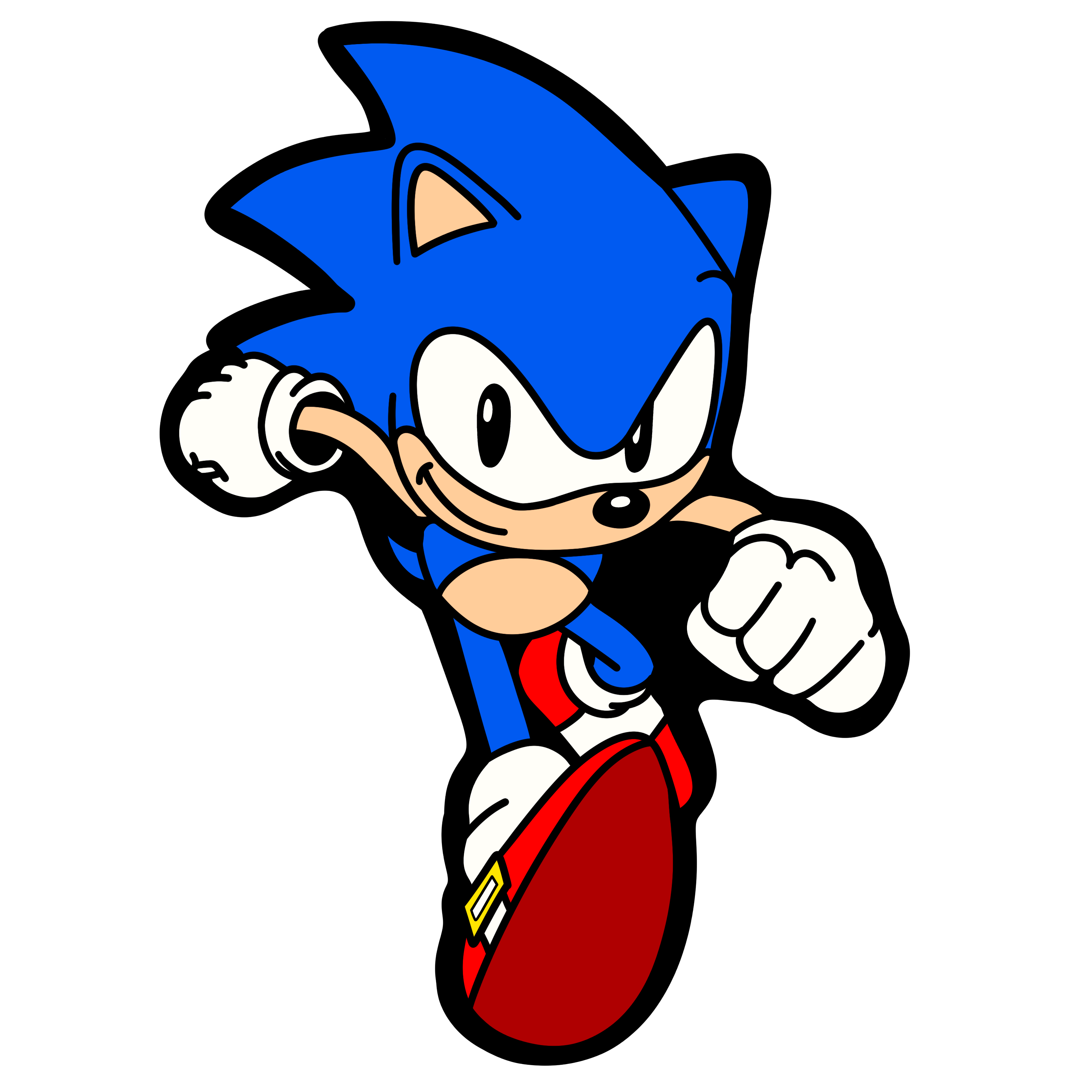 Sonic The Hedgehog Wallart